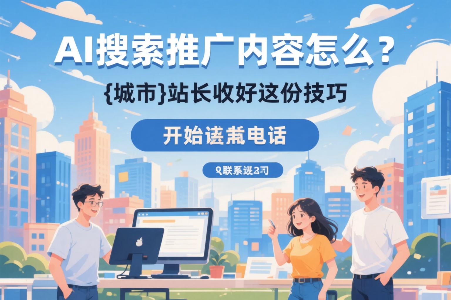 AI搜索推广内容怎么写?伽师站长收好这份技巧