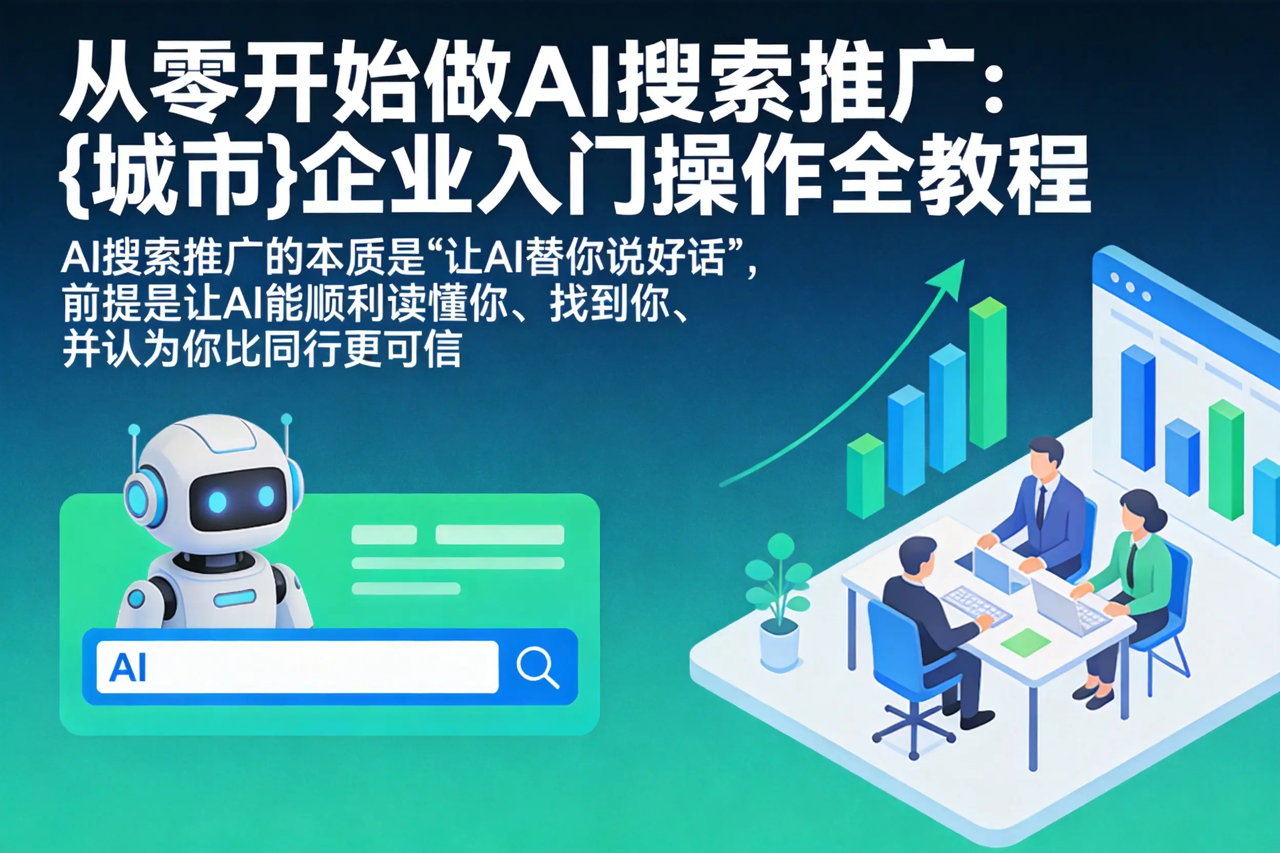 从零开始做AI搜索推广：伽师企业入门操作全教程